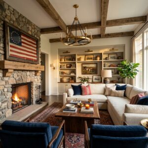 Read more about the article 10 Americana Living Room Ideas for Timeless American Style