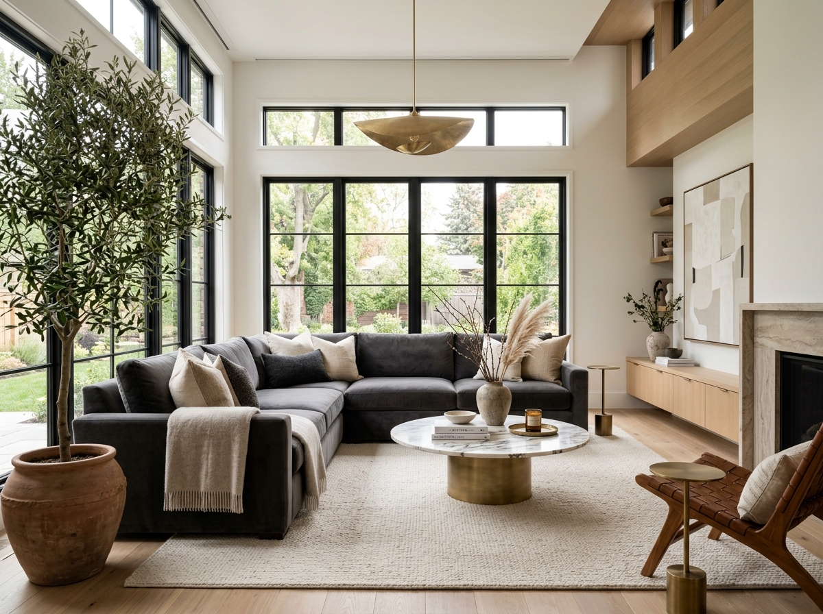 Read more about the article Stunning Dark Grey Couch Living Room Ideas for a Stylish Home