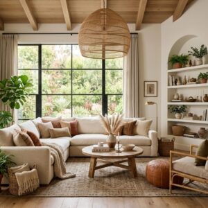 Read more about the article 20 Boho Living Room Ideas That Look Luxurious & Cozy