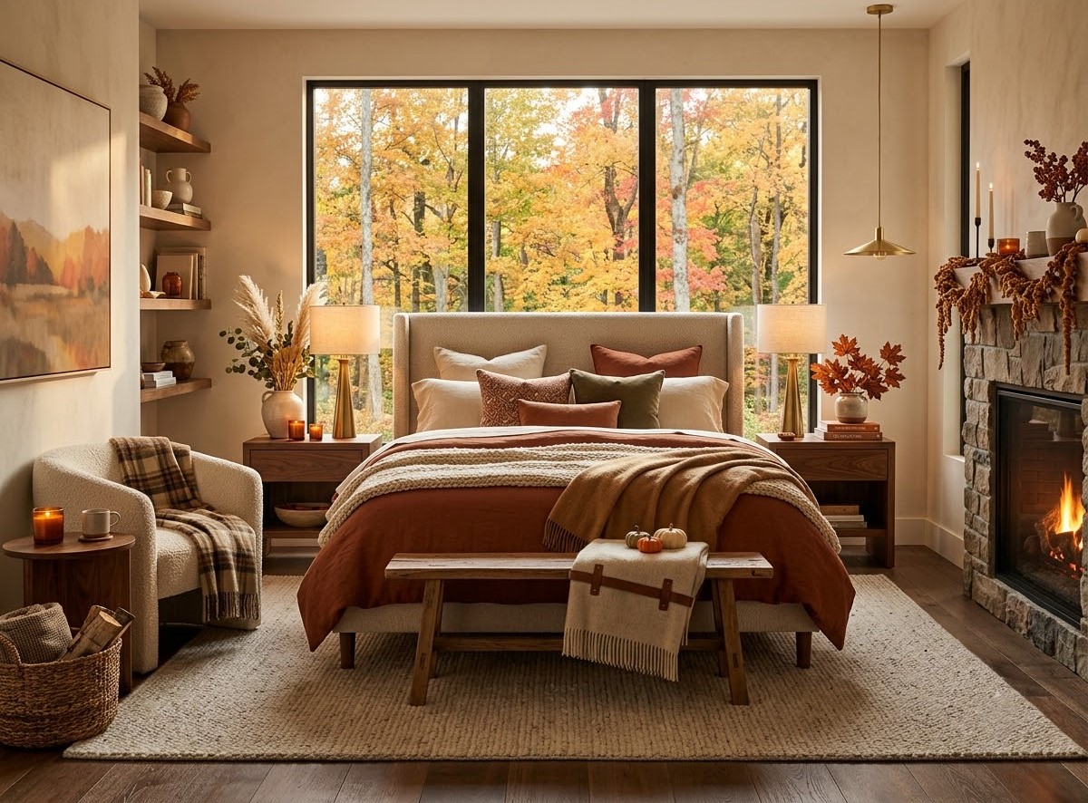 Read more about the article Fall Bedroom Decor Ideas to Make Your Home Cozy This Autumn